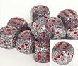 Speckled 16mm d6 Granite Pipped Dice