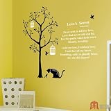 Home Decor Mural Art Wall Paper Stickers-Love's Secret SS58220