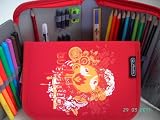 Produkt-Bild: 42 Teile gef&uuml;llte Federtasche,Federmappe,Sch&uuml;ler-Eui,Etui,M&auml;ppchen,Schulmappe,Faulenzer