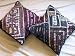 2 BANJARA EMBROIDERED INDIAN THROW PILLOW CUSHION CASES