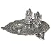 Hindu Gift: Lakshmi Ganesh Stick/Cone Incense and Diya Holder