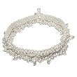 Anklets Ankle Bracelet in Silver Indian Style 147 gms. 10 inches (sanklt043)