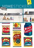 Home Stickers Boxes Bottles Decorative Wall Stickers