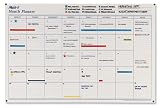 Mark-it Month Planner Laminated with Notes Column W900xH600mm - Ref MP
