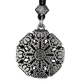 Helm of Awe Aegishjalmur Rune Pendant Talisman Norse Jewelry for Warrior Protection