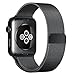 Apple Watch Band , Swees 38mm Milanese Loop Stainless Steel Bracelet Strap Replacement Wrist Band with Unique Magnet Lock for Apple Watch Series 2 (2016) / Series 1, No Buckle Needed, Black