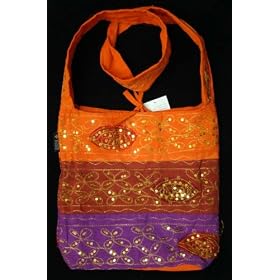 ~ Handcrafted Sequined Bohemian/Hippie/Gypsy Bag INDIA ~