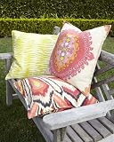Trina Turk Peacock Print Pillow