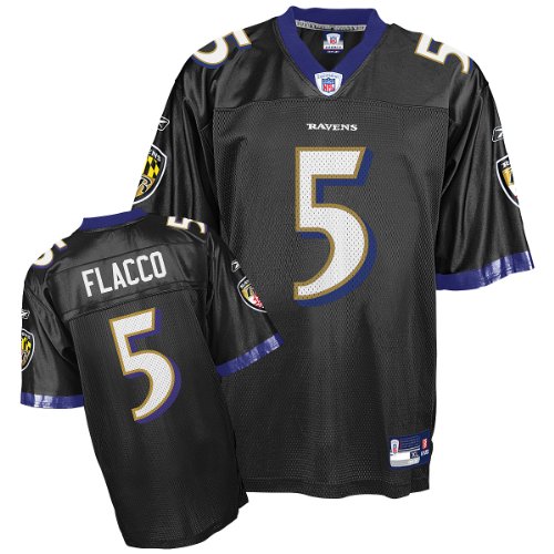 Reebok Baltimore Ravens Joe Flacco Replica Alternate Jersey Small