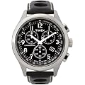 Timex - T2M552 PF - Timex T-Series - Quartz chronographe - Montre Homme - Bracelet en Cuir noir