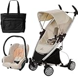 Quinny CV080BFYKT2 Zapp Xtra Travel system with diaper bag and car seat - Natural Mavis