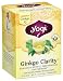 Yogi Tea, Ginkgo  Clarity Organic, Tea Bags, 16-Count Boxes (Pack of 6)