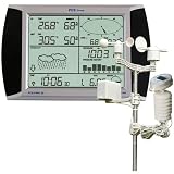 PCE-FWS 20 Funkwetterstation, mit Windgeschwindigkeit und -richtung, Niederschlag, Feuchtigkeit, USB, Software, Touchscreen