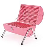Review Ethos  / Barbi Pink Portable Barrell Barbeque with Twin Grill