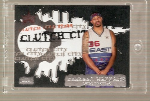 2006 07 Topps Clutch City Stars Rasheed Wallace Detroit Pistons Basketball Card # 8 - Mint Condition - Shipped in Protective Acrylic Display Case