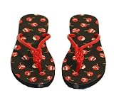 Vera Bradley Printed Flip Flop in Poppy Fields - Large