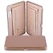Women's Wallets | Clutch Wallets | Flat Wallets - Leatherette Solid Color Beautiful Flat Clutch Opera Wallet, Gold