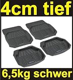 Zuschneidbare Gummimatten Schalenmatten für BMW E39 E 39 E46 E 46
