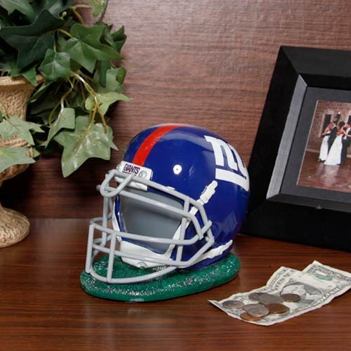NFL New York Giants Helmet Shaped Bank