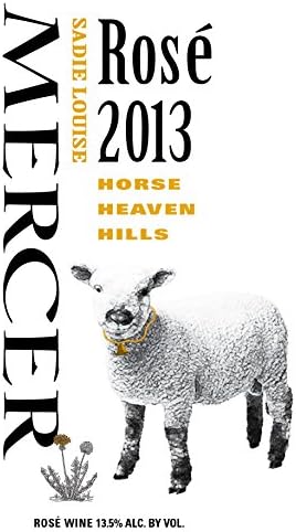 2013 Mercer Estates "Sadie Louise" Horse Heaven Hills Estate Rosé (Limited Availability) 750 mL