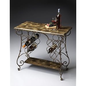 Wine Console in Metalworks