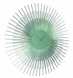 Ashton Sutton Clock with Silver Sunburst