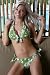 Women's Swimsuit Separate by Blue Sky Swimwear surf green; Bow Tie Bikini Bottom