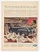 1941 Ford Set Your Expectations High Farm Ducks Print Ad (22658)