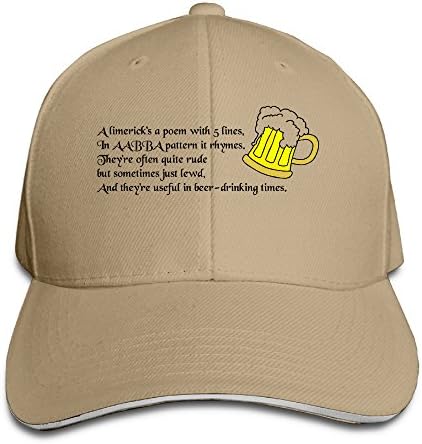 A Limerick's A Poem Mens New Style Baseball Caps Graduation Capbaseball Caps For Men