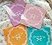 ONOR-Tech 100 PCS Lovely Cute Bowknot OPP Self Adhesive Cookie Bakery Candy Biscuit Roasting Treat Gift DIY Plastic Bag (Blue)