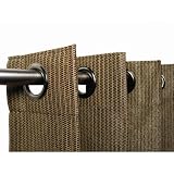 Coolaroo Outdoor Curtain, 50 by 84-Inch, Mocha