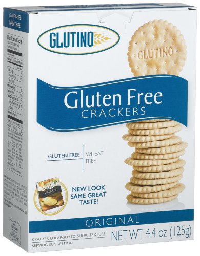 Glutino Gluten Free Original Crackers, 4.4 Ounce Boxes (Pack of 6)