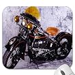 Mousepad - 9.25" x 7.75" Designer Mouse Pads - Motorcycle (MPMC-003)