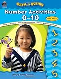 Math In Action: Number Activities:grades Pre K-K