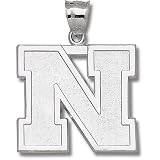University of Nebraska Block N Giant Pendant (Silver)
