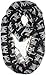 VIVIAN & VINCENT Soft Light Weight Cartoon Bow Tie Cat Kitten Fall Winter Sheer Infinity Scarf Black Cat for Halloween Costumes 2023
