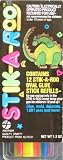 Stik-A-Roo Oval Glue Stick Refills For Glue Gun: Pack of 12 Assorted Florescent Colors