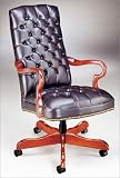 High Point Furniture 4057+AMKAL18 Leaders Goose Neck Swivel with Leather Options Finish: Autumn, Lea