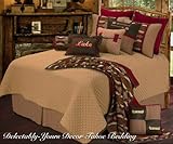 IMAGE OF 5 - 6 Pc Luxury Tahoe Rustic Bedding Comforter Set & 3 Pillows