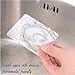 13.3 lb/6kg(Max) Transparent Super Heavy Duty Hooks,Solid Glue No Scratch Hooks Pack with Electrostatic Adherence,Waterproof and Oil proof, Great Necessity for Bathroom Kitchen Wall & Ceiling Hanger