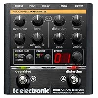 TC Electronic NDR-1 Nova Drive All-Analog, Digitally Controlled Programmable Overdrive and Distortion Pedal