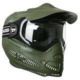 Proto Switch E.L. Anti Fog Single Paintball Goggle- Green
