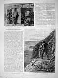 1894 のチャネル諸島のガーンジーのハーム島のブドウ Gouffre ハーム