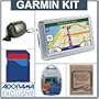 Garmin Nuvi 750, Portable GPS with Deluxe Accessory Pack (2 GB SD Memory Card, Mack 3 Year Extended Warranty, Case, LCD Screen Care Kit)
