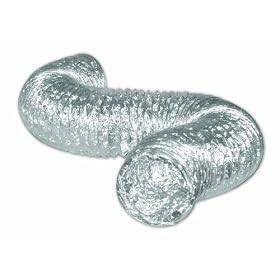 Dundas Jafine AF625ULPZW Aluminum Foil UL Listed and Marked Duct, 6-Inches by 25-Feet
