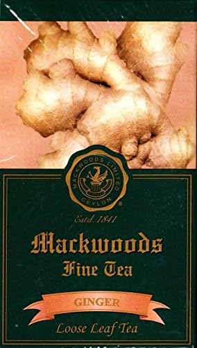 Mackwoods Pure Fine Black Tea Ginger Flavoured Flavored Loose Leaf 100g Ceylon