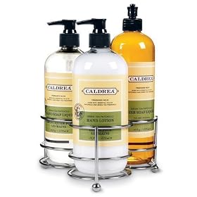 Caldrea Green Tea Patchouli Cloverleaf Sink Set - Stainless