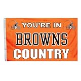 NFL Cleveland Browns Country 3-by-5 Feet Flag with Grommetts