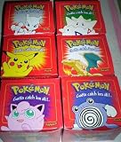RED Pokemon 23k Gold Plated Burger King Cards Set of 6