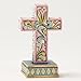 Jim Shore Heartwood Creek Mini Cross Stone Resin Figurine, 3.75”
